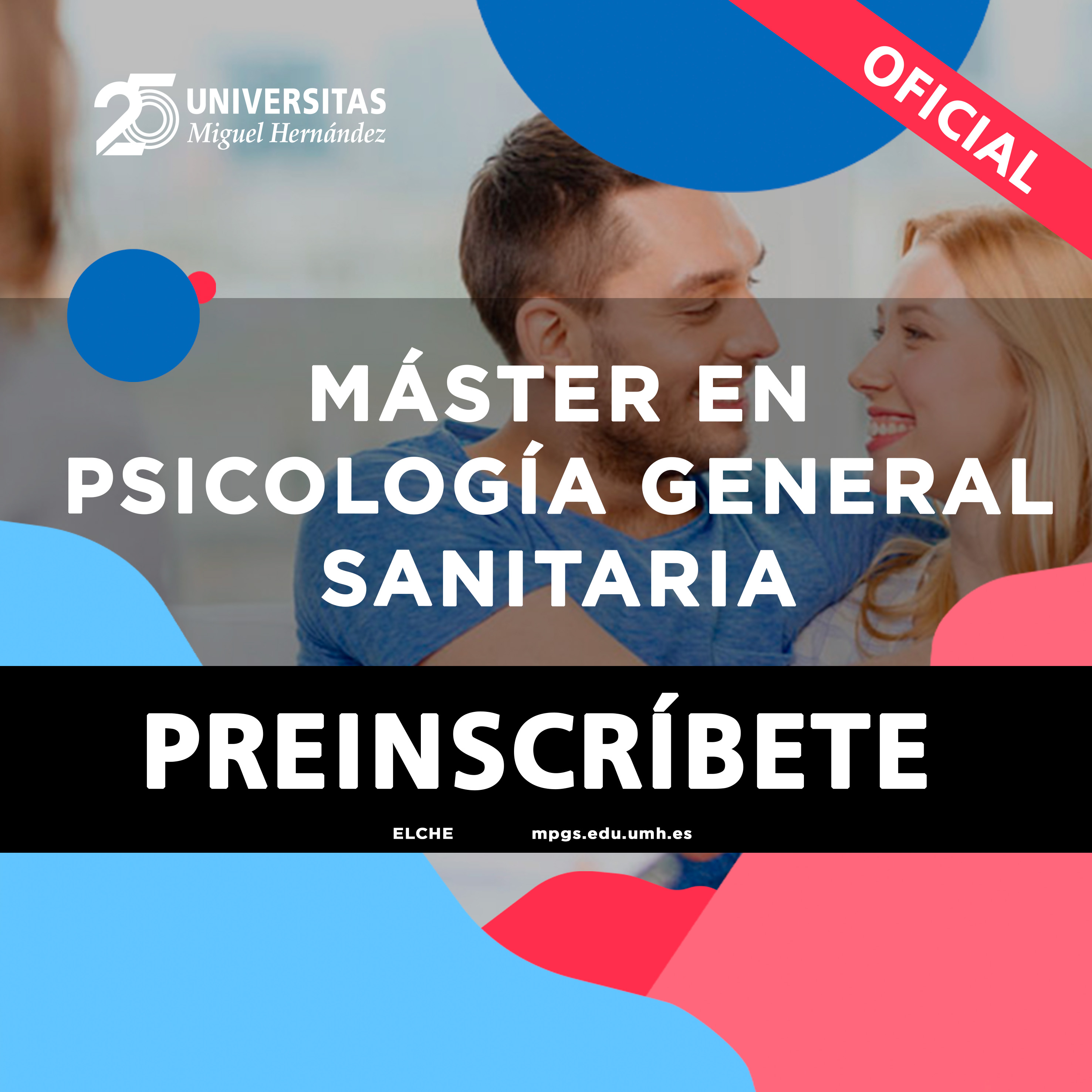 Abierta la preinscripción al Máster Universitario en Psicología General Sanitaria 2022-23